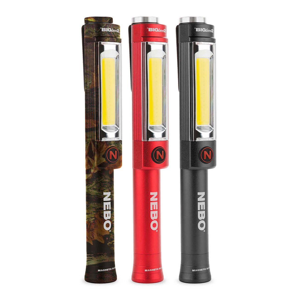 Image of the NEBO Big Larry 2 Flashlight and Work Light with Clip and Magnetic Base